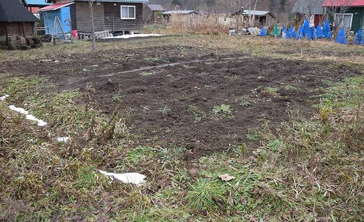 菜園100坪　（黒土・堆肥混合済み）